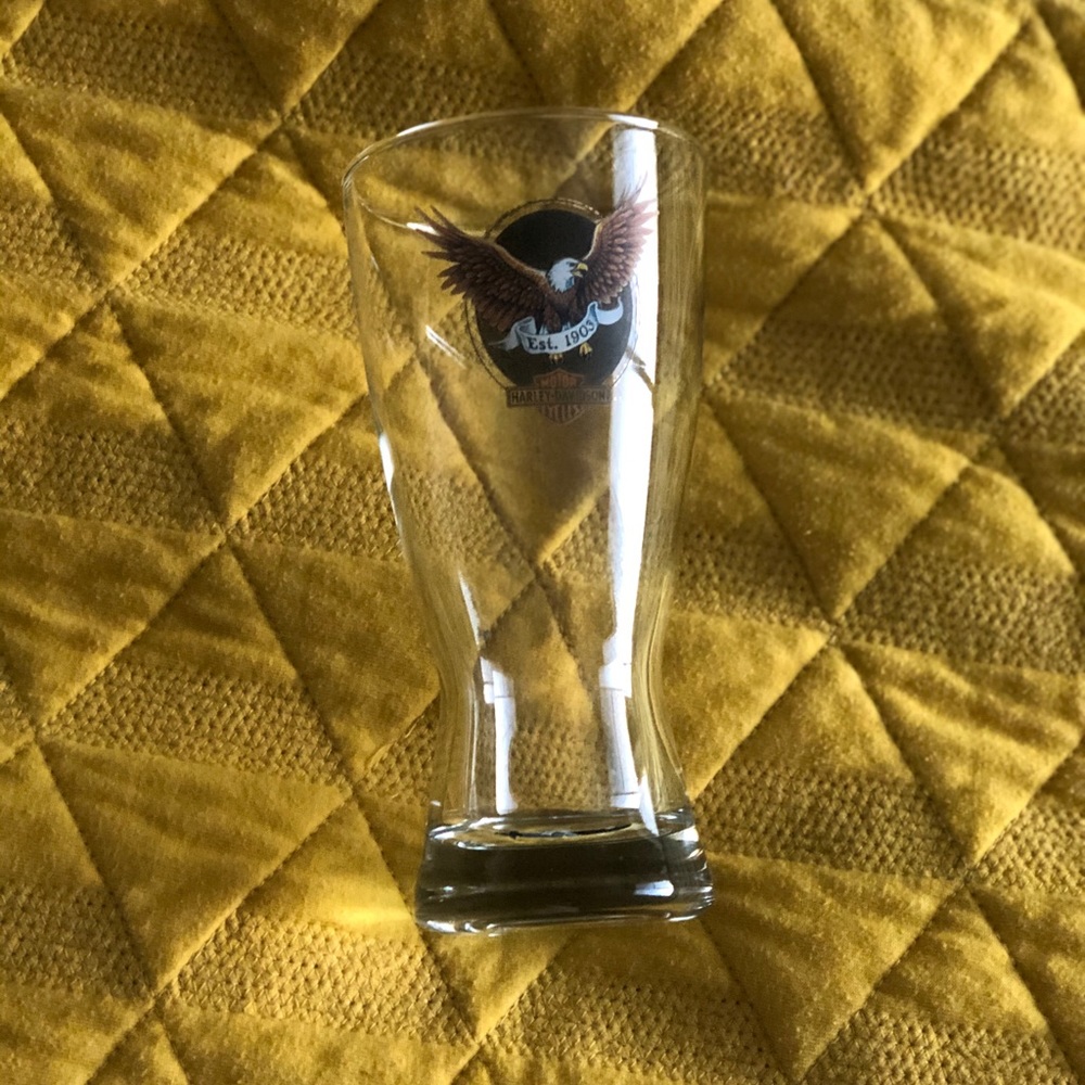 Harley Davidson glass